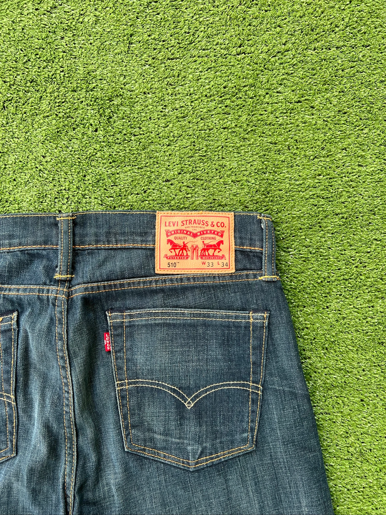 Levi’s 510 Jeans Denim Blue | Vaquero Slim Skinny | Vintage Style | Faded Denim | Streetwear | Y2K – photo 3
